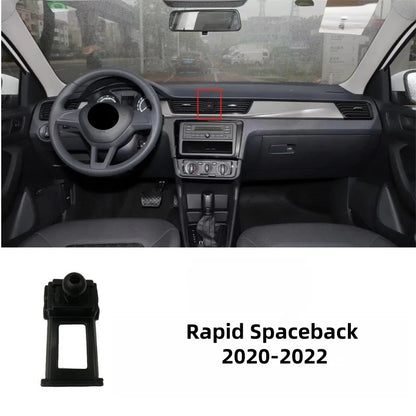 For Skoda Interior Phone Holder Stand Base Mount Bracket