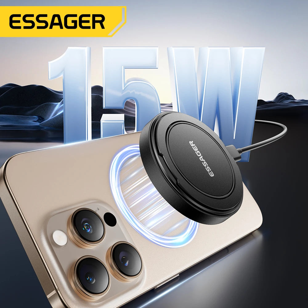 Magnetic 15W Wireless Charger Fast Charging Pad Stand