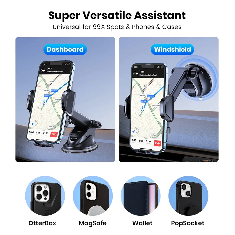 TOPK Car Phone Holder Phone Mount Car Suction Stand