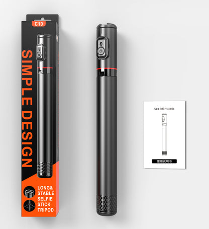 C10 Selfie Stick 72 Inch Aluminum Alloy with Wireless Bluetooth