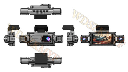 360°Auto Camera 1080P Video Recorder 3/4 Lens WIFI DashCam