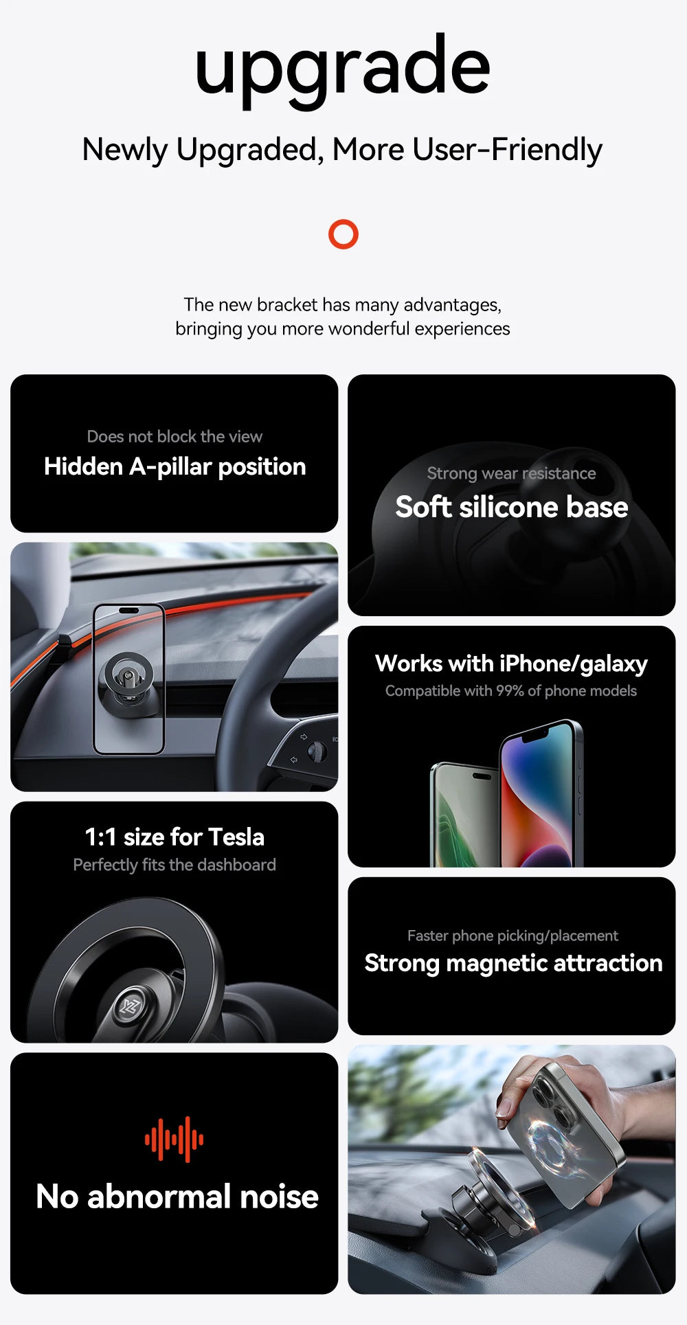 YZ For Tesla Model 3 Y Highland Juniper Car Magnetic Phone Holder