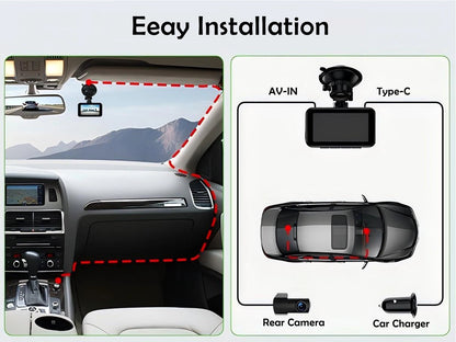 4K Dash Cam for Cars Car Camera Dash Cam WIFI Camera