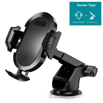 Car Phone Mount Long Arm Suction Cup Sucker Car Phone Holder