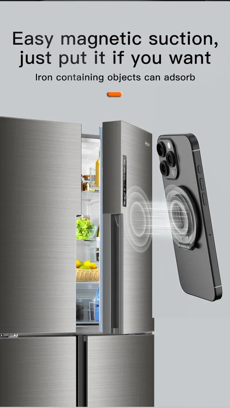 For MagSafe Double Sided Magnetic Phone Ring Holder