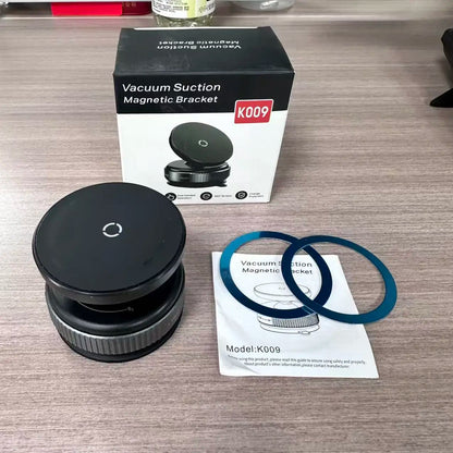 Vacuum Suction Magnetic Car Phone Holder for Glass Surface
