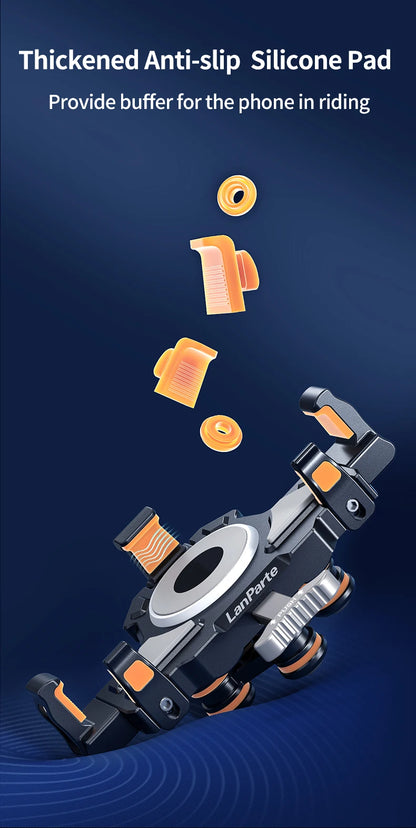 Universal  Motorcycle Phone Holder Alloy Anti-Shake 360° Adjustable