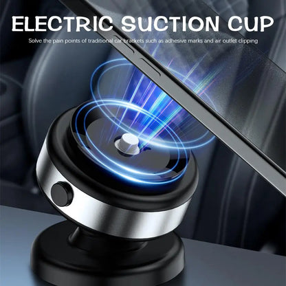 Car Mount Electric Vacuum Magnetic Holder 360° Adjustable