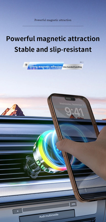 Wireless Car Charger 15W Magnetic Turbo Air Cooling