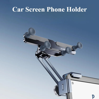 Hipacool Metal Car Screen Phone Holder Bracket Adjustable Magnetic Stand