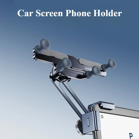 Hipacool Metal Car Screen Phone Holder Bracket Adjustable Magnetic Stand