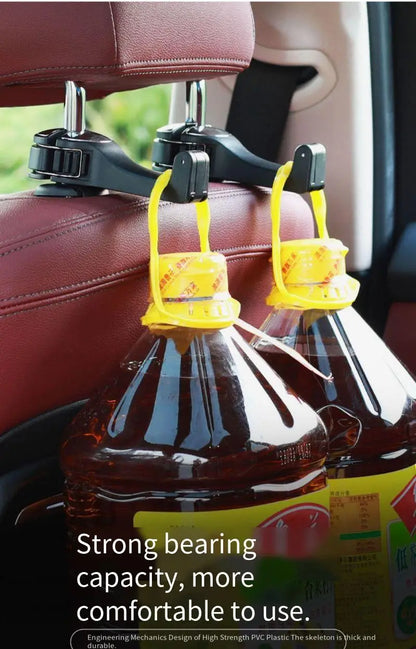 Car mounted hook black phone holder hook multifunctional