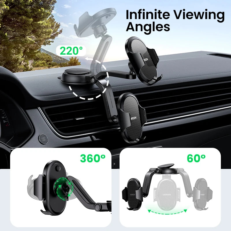 Car Phone Holder Stand Gravity Dashboard Phone Holder Universal