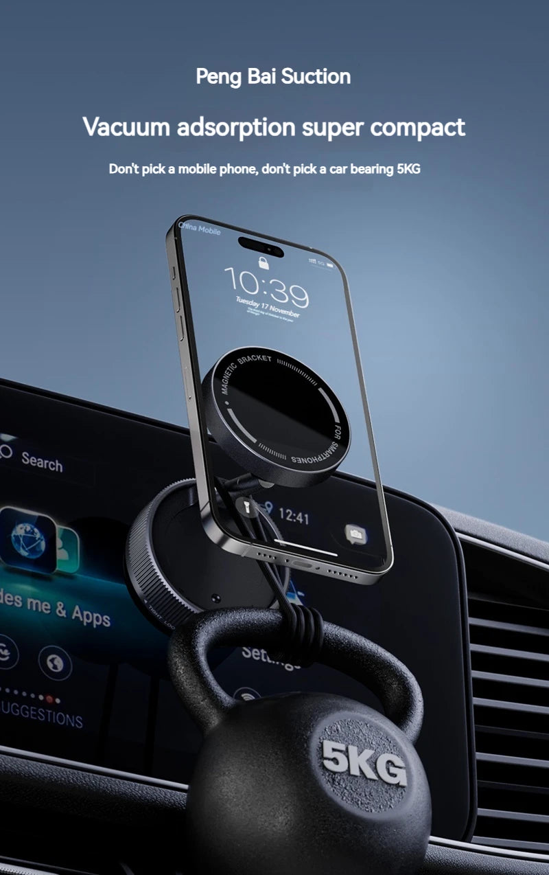 15W Universal Car Magnetic Phone Wireless Charging Holder