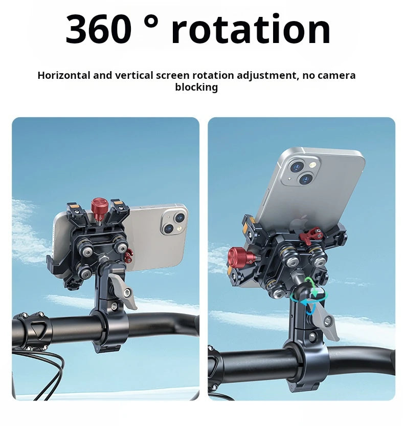 Aluminum Motorcycle Phone Mount Cellphone Holder