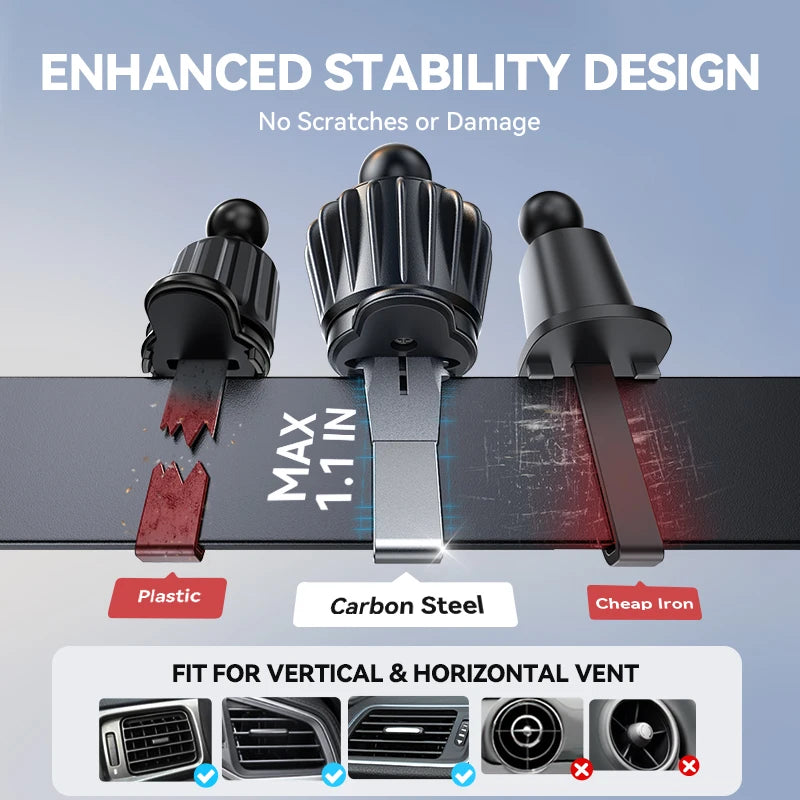 15W Magnetic Phone Holder Mount Charger Fast Wireless Car Charger