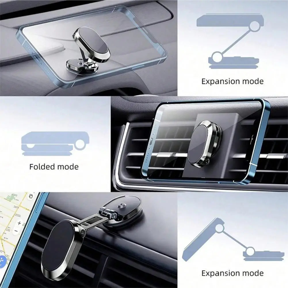 Car Phone Magnetic Stand  1080° Rotating Foldable