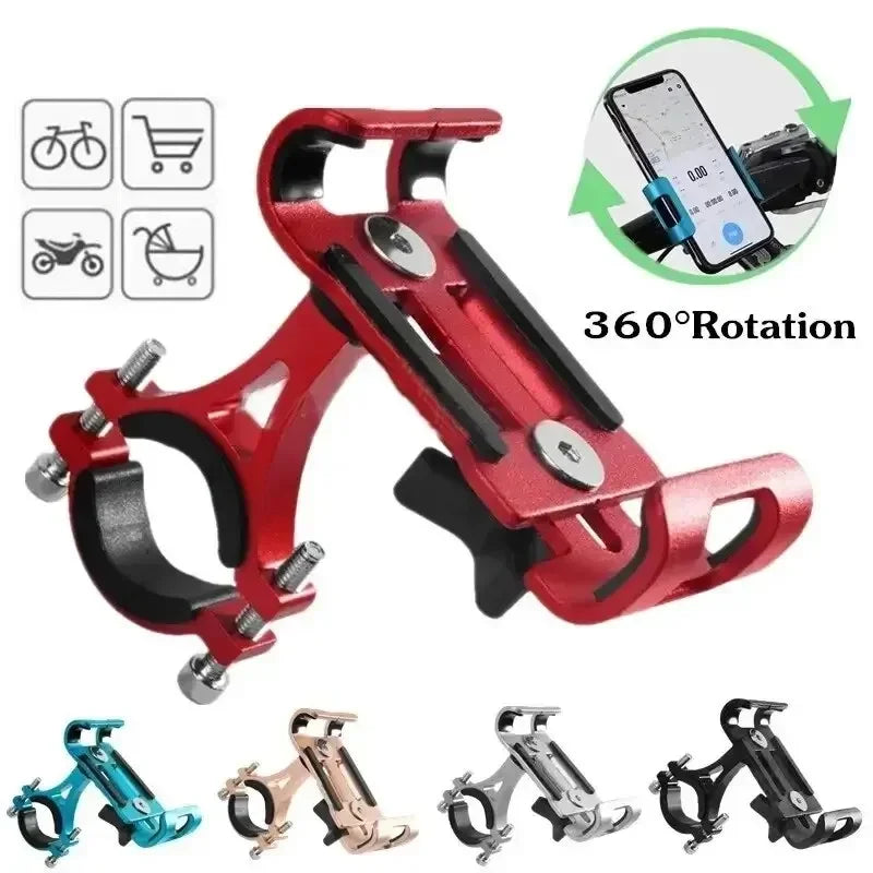 Universal Metal Motorcycle Bike Phone Holder Aluminum Alloy