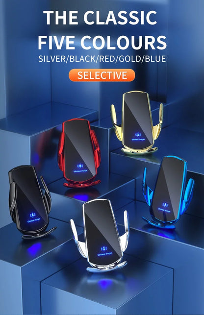 30W Car Wireless Charger Magnetic Automatic Car Mount Holder