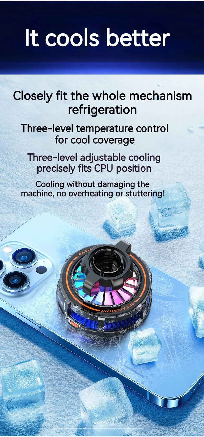 Universal Metal Car Magnetic Semiconductor Cooling Phone Holder