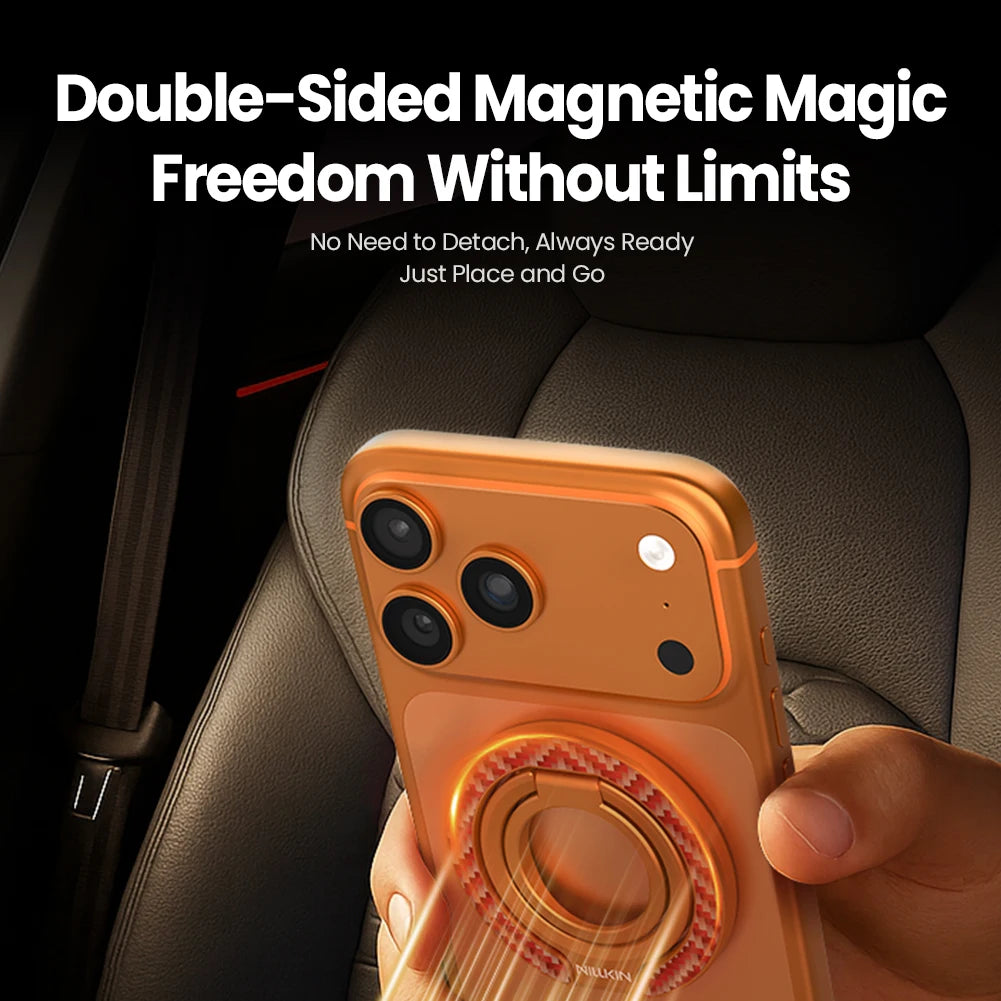 Phone Ring Stand for Double-Sided Magnetic Aluminum Alloy