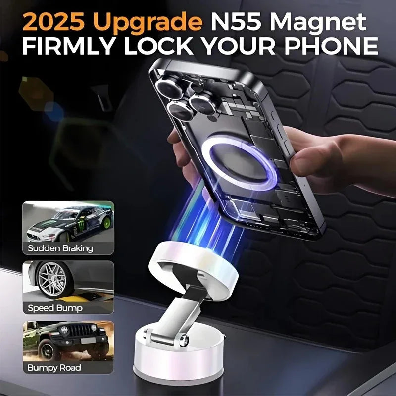 Ultra Magnetic Phone Holder Foldable Car Phone Mount Dashboard