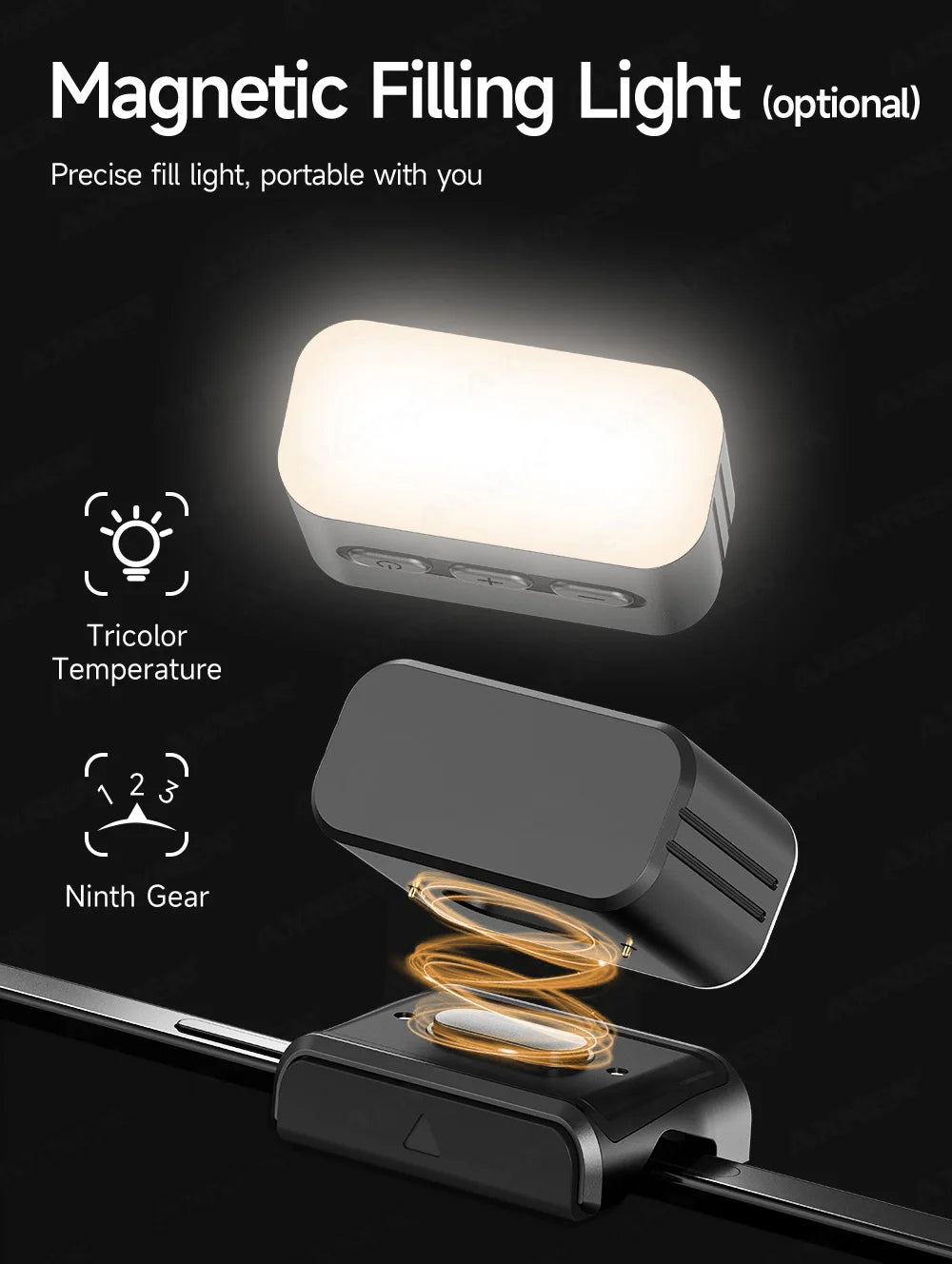 Foldable 3-Axis Phone Gimbal Stabilizer with Telescopic Rod