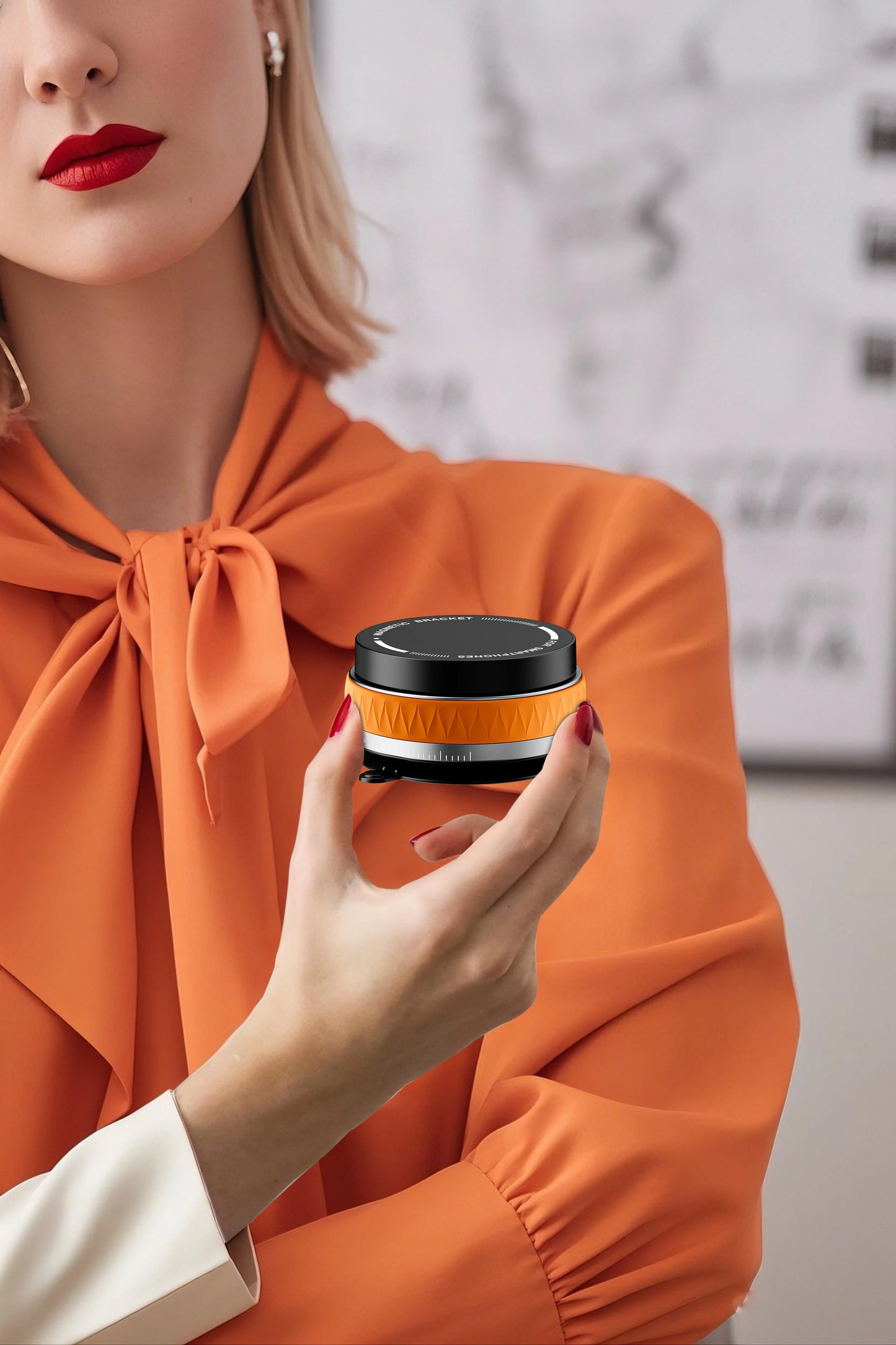 360° Magnetic Vacuum Suction Phone Holder | Dual 180° Adjustable