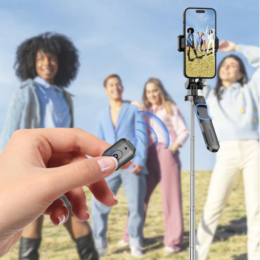 Selfie Stick Tripod with 1708mm Long Monopod Fill Light