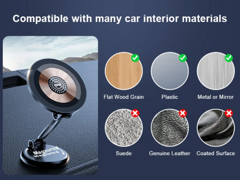 15W Magnetic Car Phone Holder Mobile Phone Car Holder