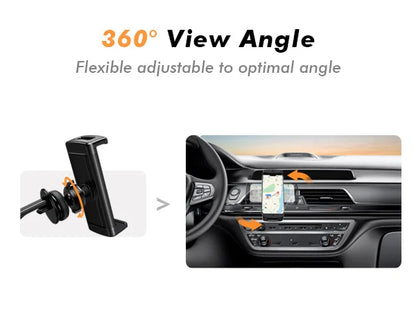 Eary Car Phone Holder 360°Rotatable Mount Vent