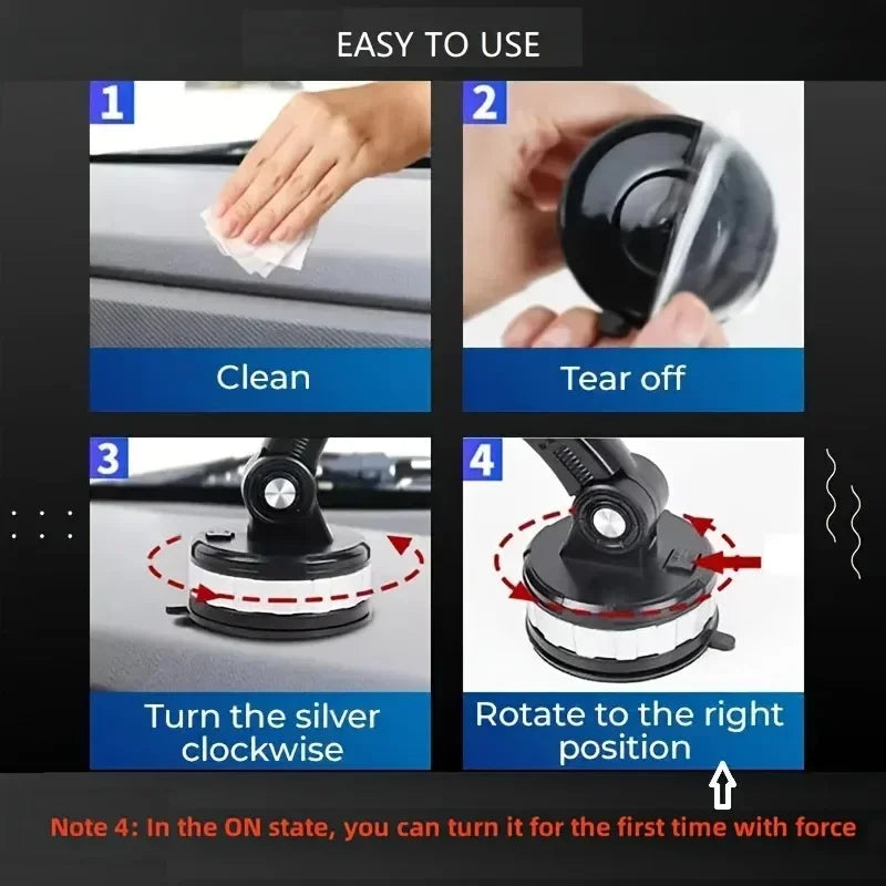 Sucker Car Phone Holder Mount Stand Suction Cup Smartphone