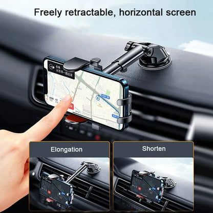 Universal Dashboard Car Phone Holder Multi-Functional 360 Rotating