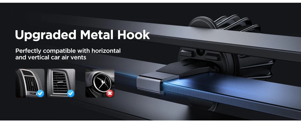 Joyroom Magnetic Phone Holder for Car Fit Curved Surfaces