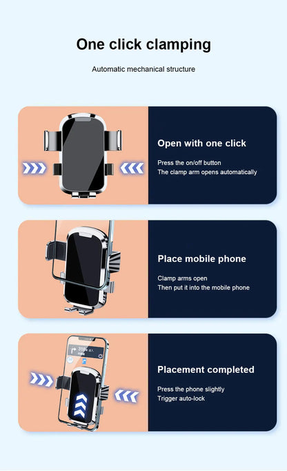 SEAMETAL Dashboard Phone Holder for Car Stable Suction Cup