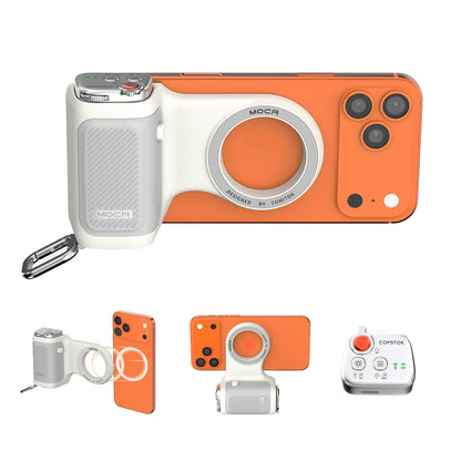 Magnetic Phone Camera Hand Grip Smart Holder with Remote Control