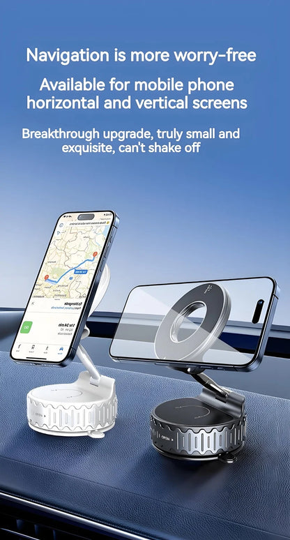 15W Universal Magnetic Car Phone Wireless Charger Holder