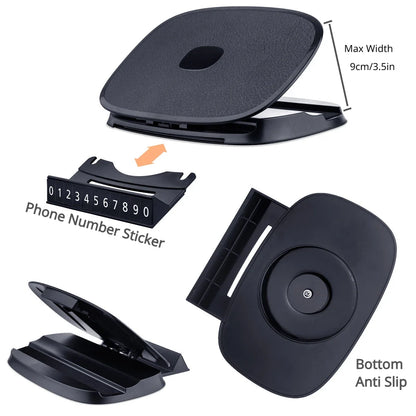 360 Rotate Car Mobile Phone Holder Mount on Dashboard Clamshell Cell Phone Holder