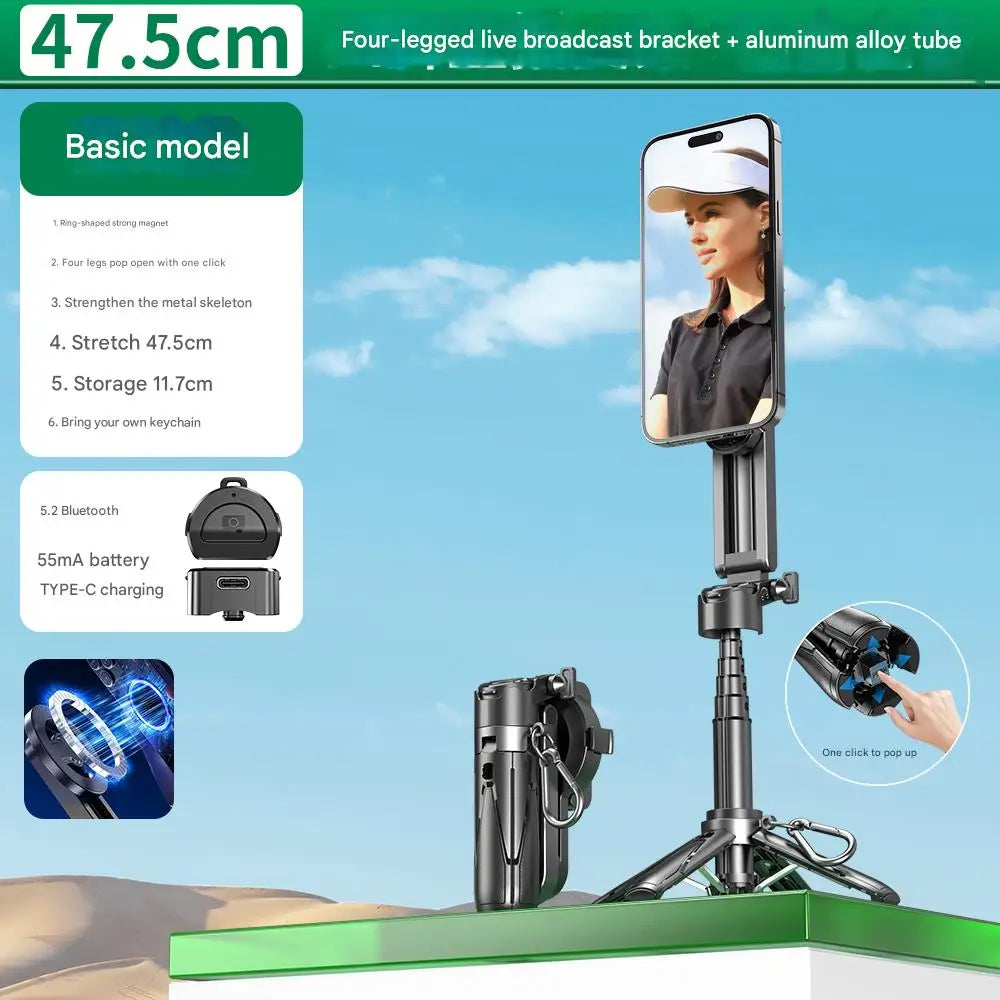 Upgraded Multi-Function Foldable Magnetic Phone Holder