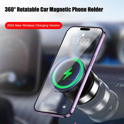 360° Rotating Magnetic Car Phone Holder Dual-Sided Mount