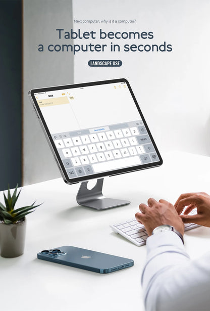 Desktop Magnetic Mobile Phones Holder Aluminum Bracket