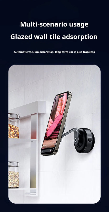 Magnetic Vacuum Adsorption Car Mount Mobile Phone Holder