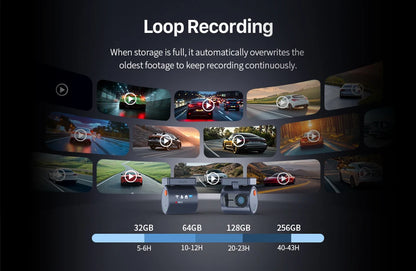 2K KAWA MINI 3 Pro Cameras for Car DVR Tiny Dash Cam