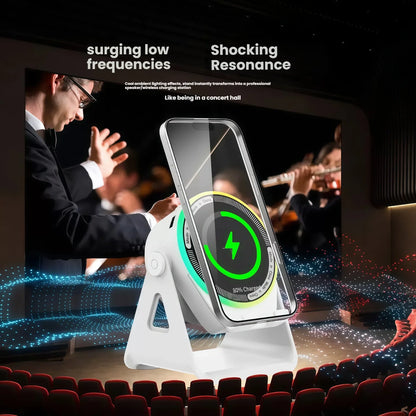 New multifunctional wireless charging induction speaker