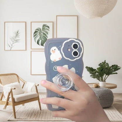 Magnetic Folding Mobile Phone Grip Holder Socket