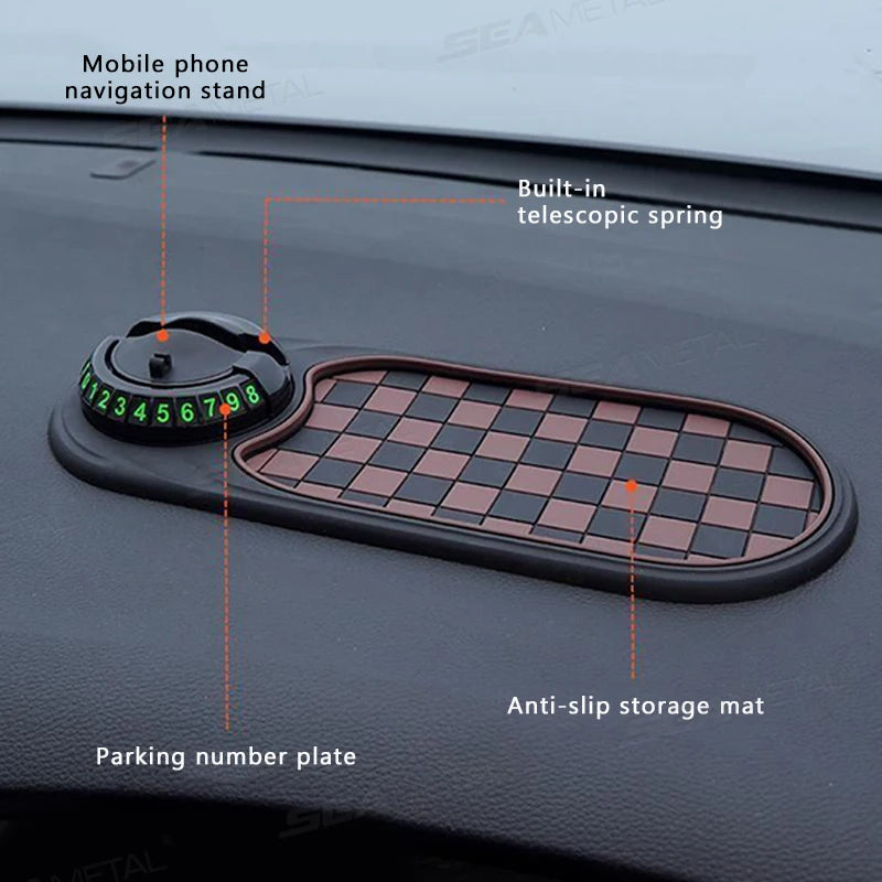SEAMETAL Car Dashboard Phone Holder Hidden Plate