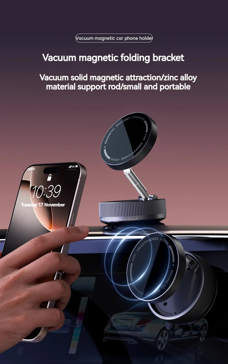 15W Universal Car Magnetic Phone Wireless Charging Holder