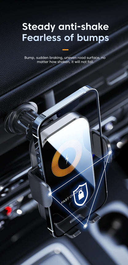 Universal Car Wireless Charger Auto Car Mount Phone Holder