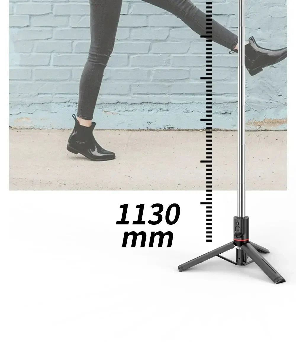 Wireless Selfie Stick for Smartphone 44 Inch Tripod
