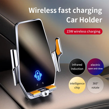Car Phone Holder Stand 66W Wireless Fast Charging Station